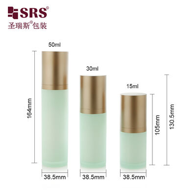 SRS-RS 15ml 30ml 50ml Leere Luxus-High-End-Acryl-Lotion-Pumpflasche Kosmetik-Serum-Verpackung Großhandel