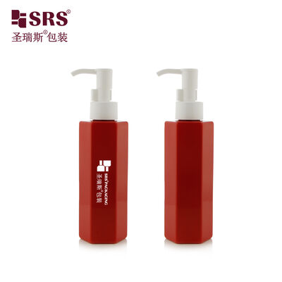 PET 150ML Individuell farbige Verpackung Leere Lotionpumpflasche für kosmetische Gesichtscreme