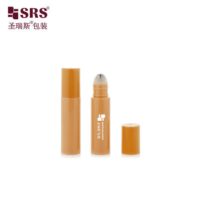 PET-10ML Klare Amber Injektionsfarbe Kunststoff Rollen auf Flasche Für Lippenglans