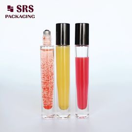 10 ml transparente, dicke Wandglasrolle Metallkugel Flasche leere Luxusduftflasche