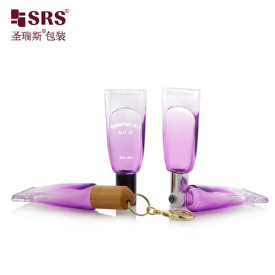 10ml Special Shaped Glass Roll On Bottle Colorful Empty Cosmetic Container for Essential Oil Perfume