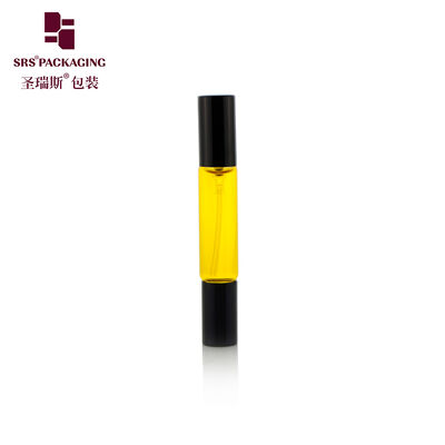 10ml Tubular Glass Bottle One End Roll‑On One End Spray Empty Cosmetic Vial for Essential Oil Perfume