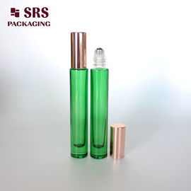 10 ml klare, grüne, dicke Wandglasrolle auf Flasche für Parfümöl