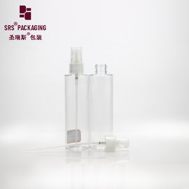 schnelle Lieferung leere transparente Kunststoffflasche mit feinem Nebelspray Pet 100 ml