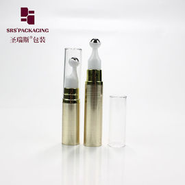 Mini runden leeren Kunststoff-Rollkugel Hautpflege 5ml Luftlose Pumpe Flasche
