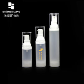 15 ml, 30 ml, 50 ml Plastikflasche aus PP-Kosmetik, leere, luftlose Pumpserumflasche
