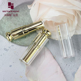 Bling Quadrat spezielle Form Kosmetik Kunststoff leeren Lippenstift Rohr lila