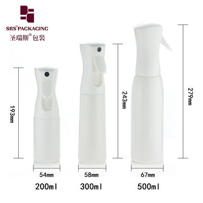 angepasste Farbe super feiner Nebel leere 200 ml 300 ml 500 ml kontinuierliche Plastik-Sprayflasche