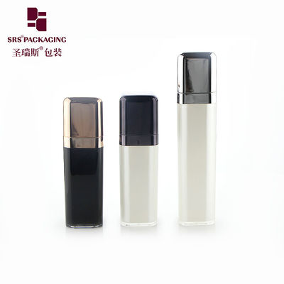 15 ml 30 ml 50 ml leere Plastiklotion für die Hautpflege quadratische luftlose Pumpenflasche