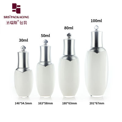 30 ml 50 ml 80 ml 100 ml Luxuskronenform Acryl Lotion Flasche Kosmetik