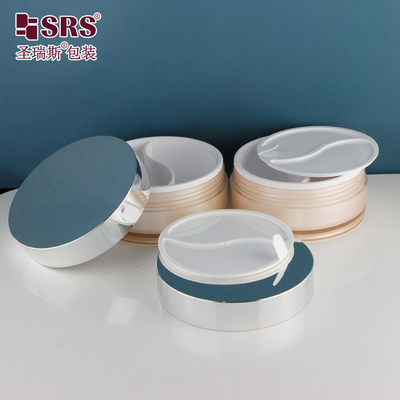 100g Rundes Luxus-Augengel Hautpflegebehälter Verpackung Glas Creme Acryl