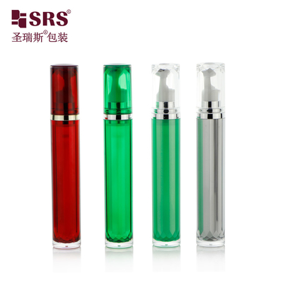 Luxus-Acryl-Leere-Kunststoff-Roller-Stahlkugel-Augen-Serum Großhandel 15 ml Flasche