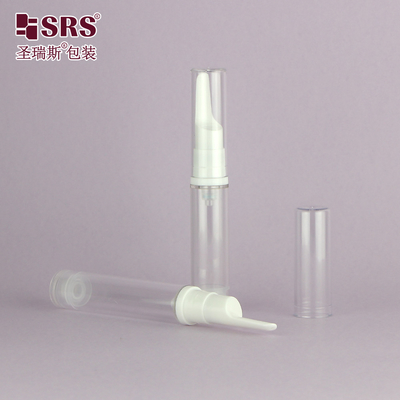 5 ml 10 ml 12 ml 15 ml leeres, transparentes Augenserum Plastikflasche ohne Luft
