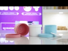 SRSG2 100g Leere Anpassung Farbe Plastikcreme Glas PP PCR